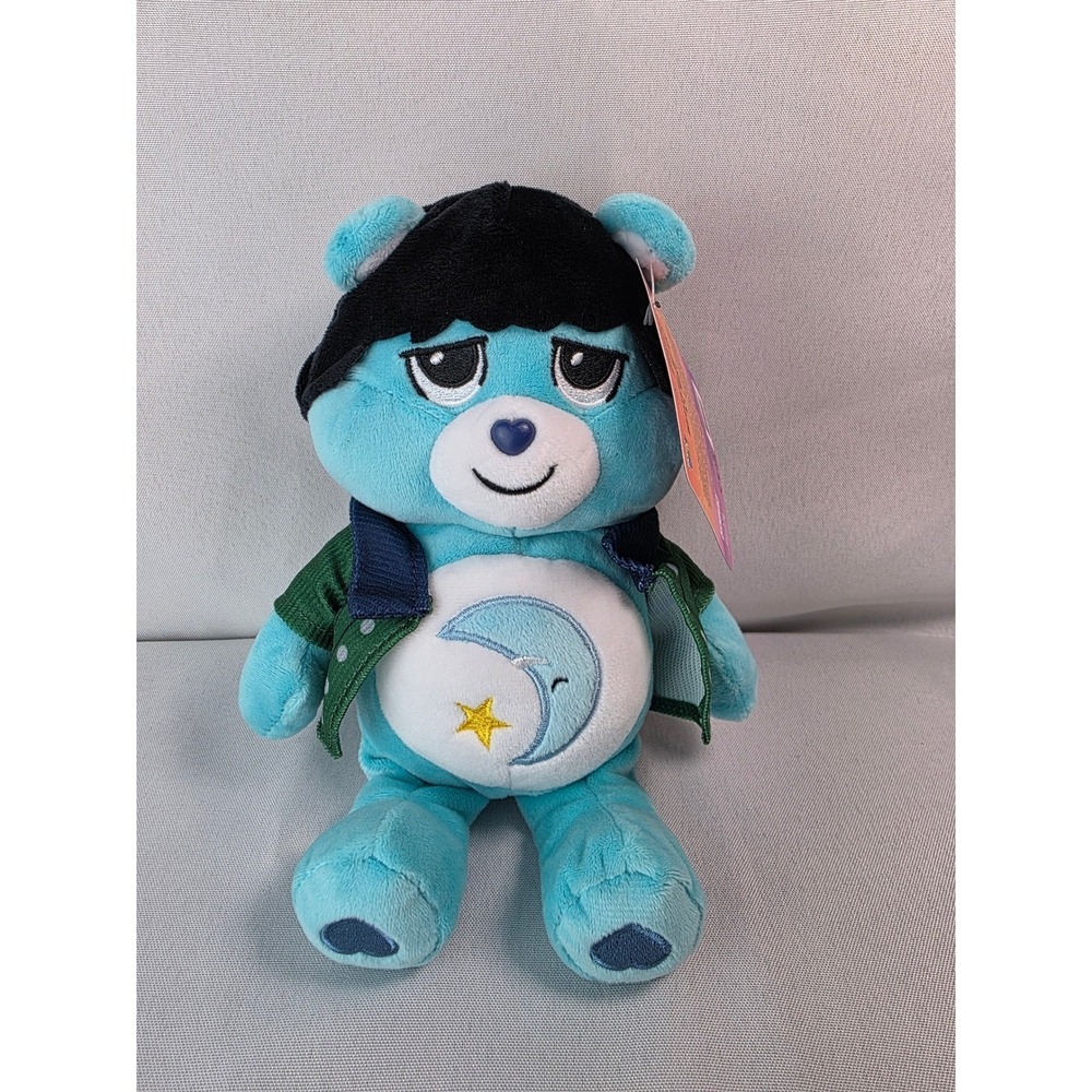 Care Bears x Stranger Things Bedtime Bear‎ as Mike Wheeler Plush Blue 8 inch NWT
